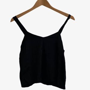 H&M Trend Satin Black Tank Top Size US 4